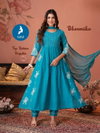 Bhoomika By Kaya Roman Mul Chanderi Anarkali Kurtis Set Wholesalers In Surat